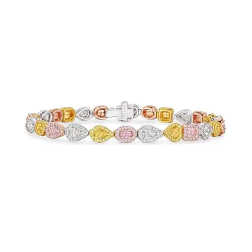 Leviev, Starlit Reverie Natural Diamond Bracelet, 18K White Gold, VS1 Clarity, 5.05 CT, GIA Certified