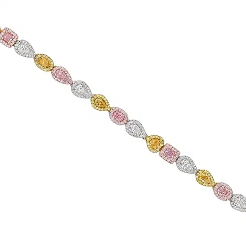 Leviev, Starlit Reverie Natural Diamond Bracelet, 18K White Gold, VS1 Clarity, 5.05 CT, GIA Certified — view 3