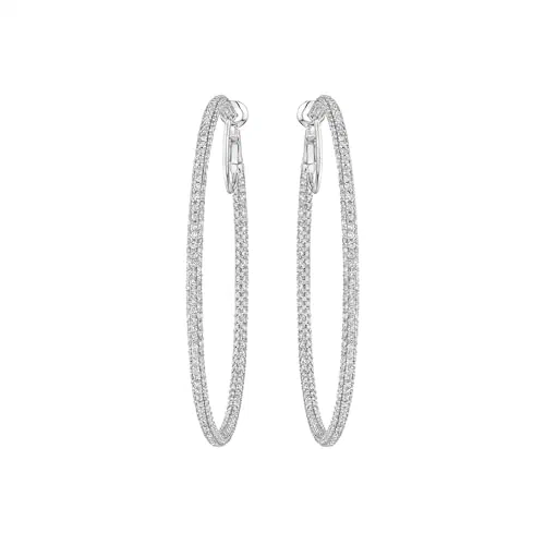 Leviev, Starlit Symphony 18K White Gold Diamond Earrings, 4.5 CT