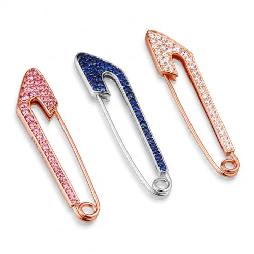 Leviev, The Atelier Pin .50 Carat White Diamond Brooch in 18K Rose Gold — view 3