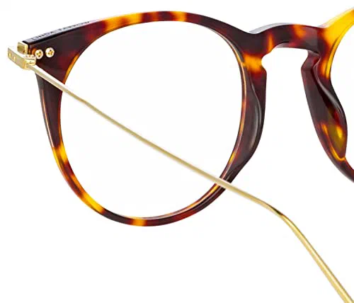 Linda Farrow, Ellis, Dark T-Shell/ Luna Gold/ Optical — view 3