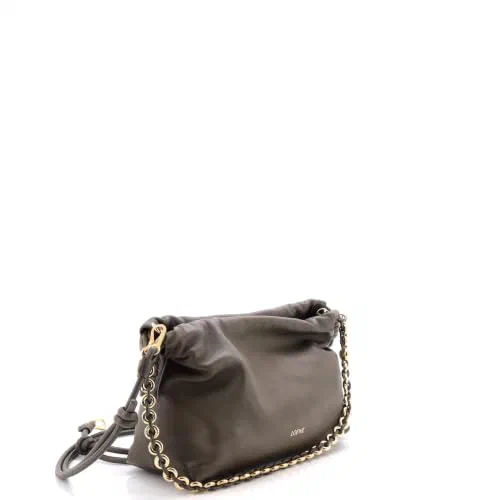 Loewe, Pre-Loved Flamenco Knot Chain Purse Bag Leather Medium — view 3