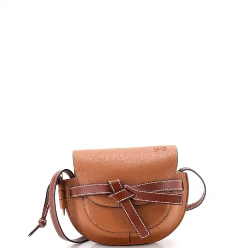 Loewe, Pre-Loved Gate Shoulder Bag Leather Mini