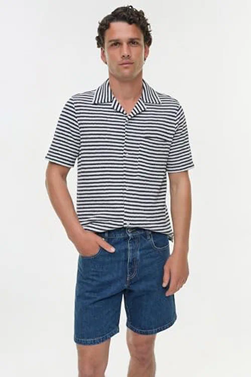 Lorcan Denim Shorts — view 3