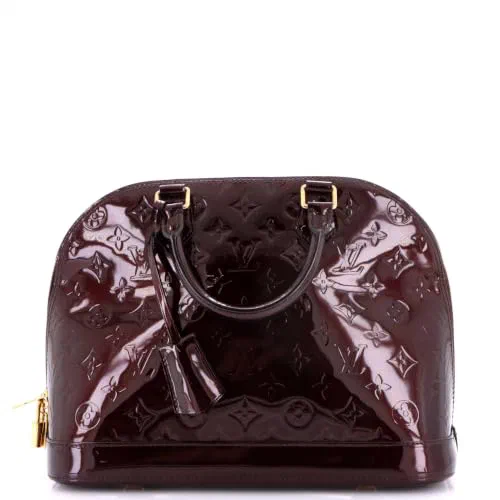 Louis Vuitton, Pre-Loved Alma Handbag PM, Burgundy