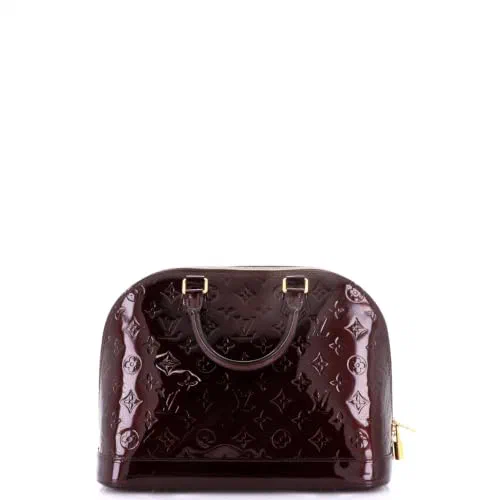 Louis Vuitton, Pre-Loved Alma Handbag PM, Burgundy — view 3