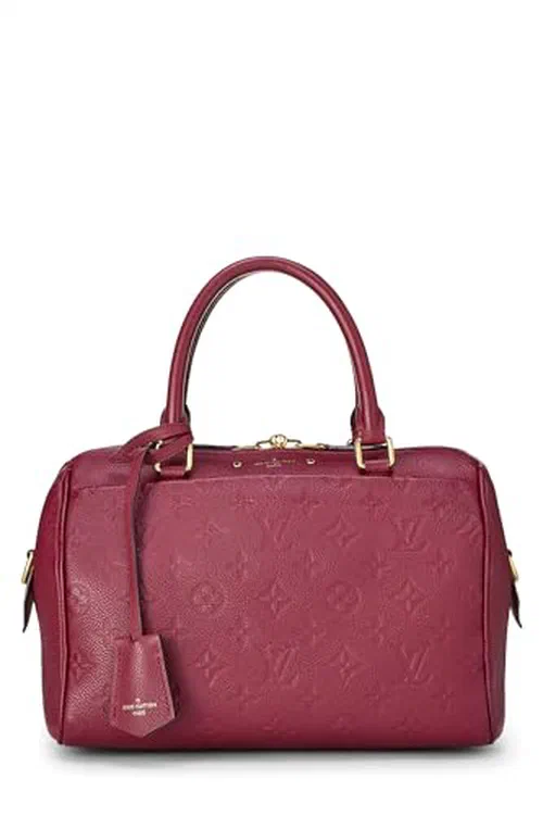 Louis Vuitton, Pre-loved Aurore Empreinte Speedy Bandouliere 25 NM
