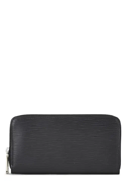 Louis Vuitton, Pre-loved Black Epi Zippy Wallet