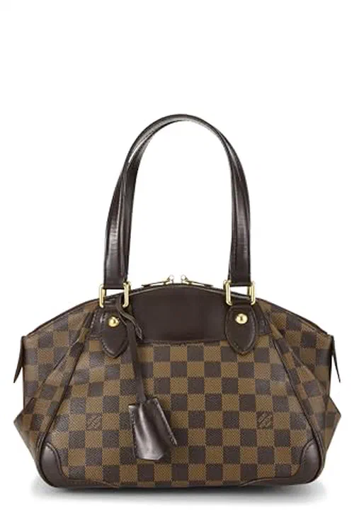 Louis Vuitton, Pre-loved Brown Damier Ebene Verona PM