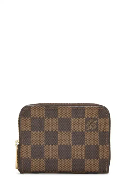 Louis Vuitton, Pre-loved Damier Ebene Zippy Coin Purse