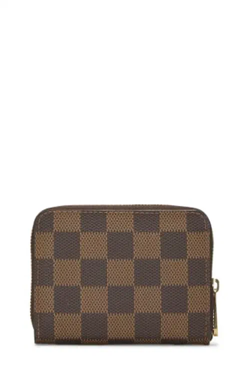 Louis Vuitton, Pre-loved Damier Ebene Zippy Coin Purse — view 3