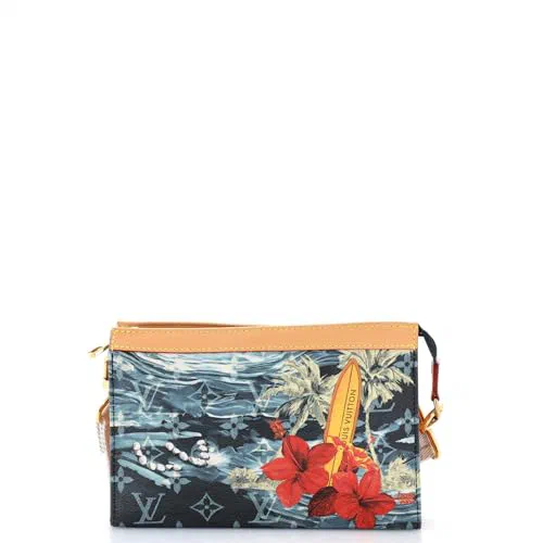 Louis Vuitton, Pre-Loved Gaston Wearable Wallet Limited Edition Monogram Surfin' Canvas