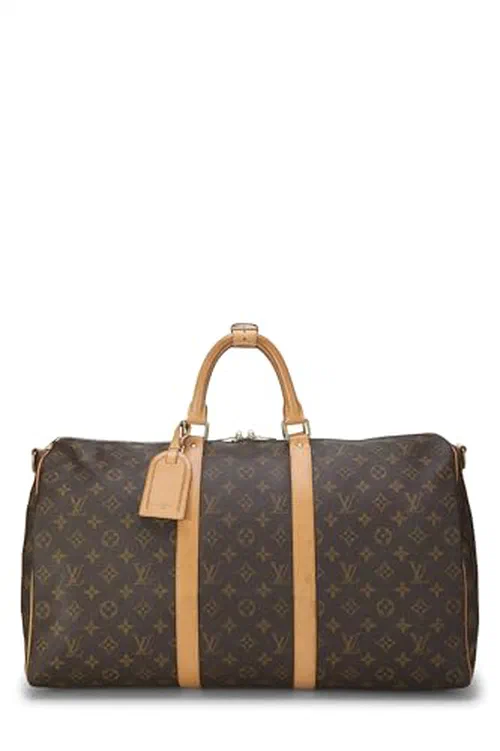 Louis Vuitton, Pre-loved Monogram Canvas Keepall Bandouliere 50