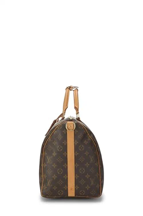 Louis Vuitton, Pre-loved Monogram Canvas Keepall Bandouliere 50 — view 3