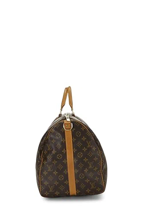 Louis Vuitton, Pre-loved Monogram Canvas Keepall Bandouliere 55 — view 3