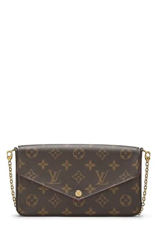 Louis Vuitton, Pre-Loved Monogram Canvas Pochette Felicie