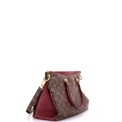 Louis Vuitton, Pre-Loved Pallas Tote, Burgundy — view 3