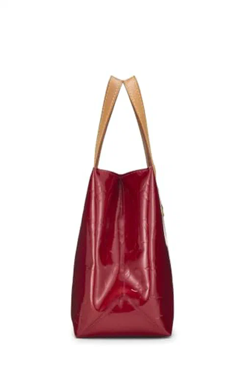 Louis Vuitton, Pre-loved Red Monogram Vernis Reade PM — view 3