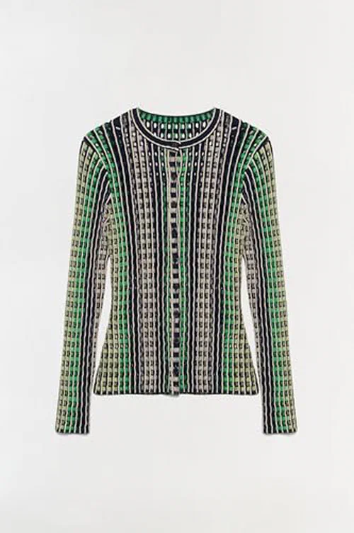 Mabel Eyelet Knit Cardigan