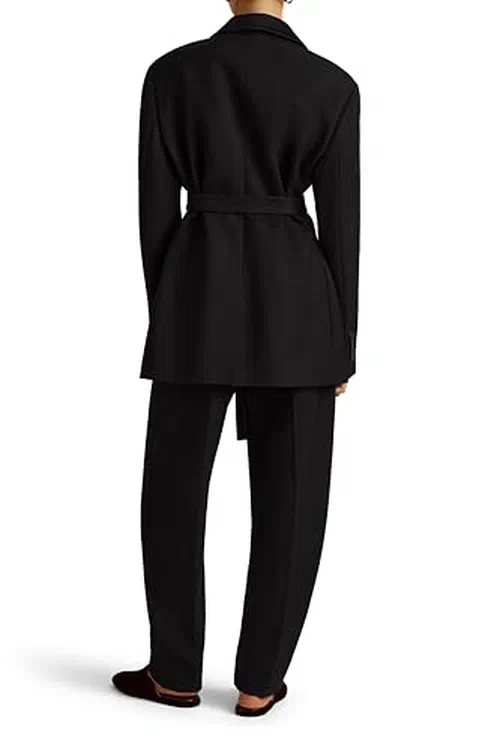 Marina Moscone, Boyfriend Blazer with Belt — view 3