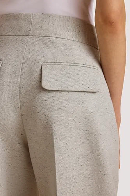 Marina Moscone, Cotton Silk Cocoon Trouser — view 3