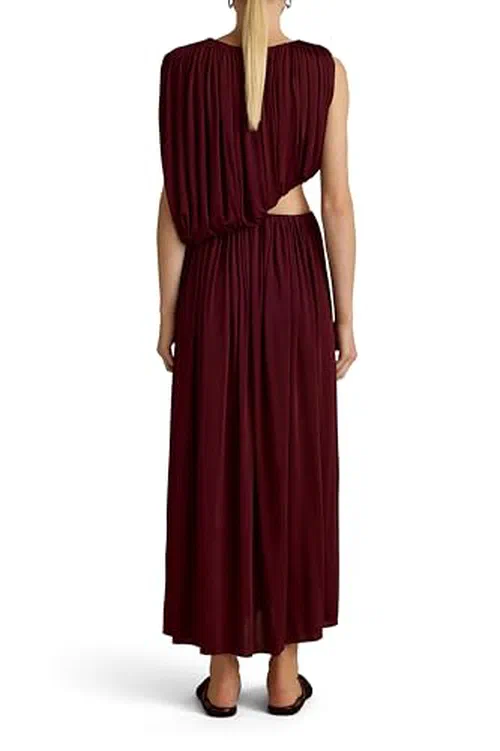 Marina Moscone, Draped Jersey Dress — view 3