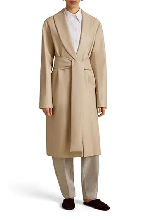 Marina Moscone, Leather Robe Coat