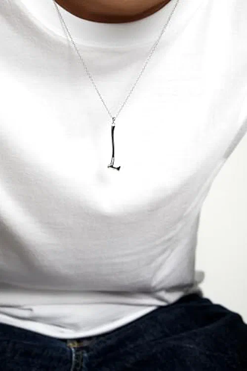 Mateo New York, Axe Necklace — view 3