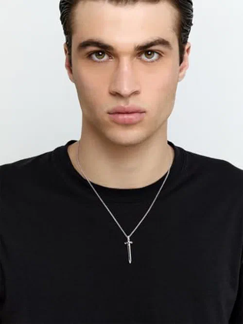 MATEO New York, Knights Sword Necklace — view 3