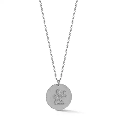 MATEO NEW YORK, Lion Coin Necklace