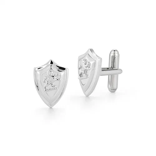 MATEO New York, Lion Shield Cufflinks