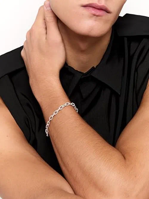 MATEO NEW YORK, Lock Link Bracelet — view 3