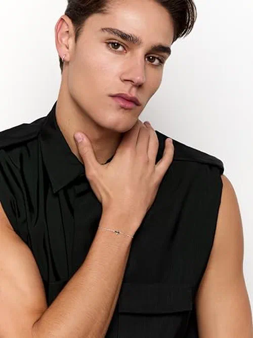 Mateo New York, Mini Cross Bracelet — view 3