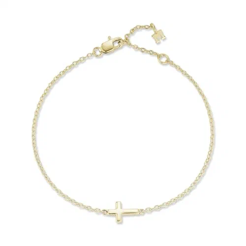 MATEO NEW YORK, Mini Cross Bracelet