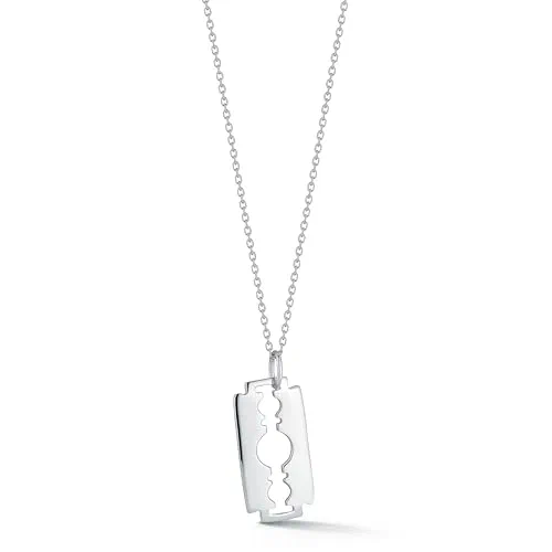 MATEO NEW YORK, Razor Blade Necklace