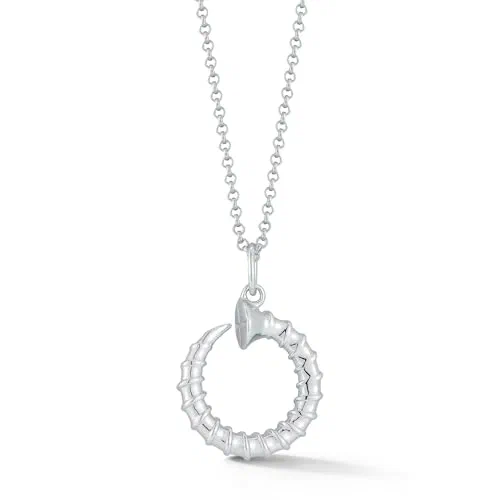 MATEO New York, Screw Circ Necklace - 20" + 2"