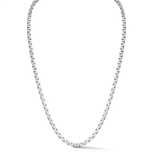 MATEO New York, Square Link Chain Necklace
