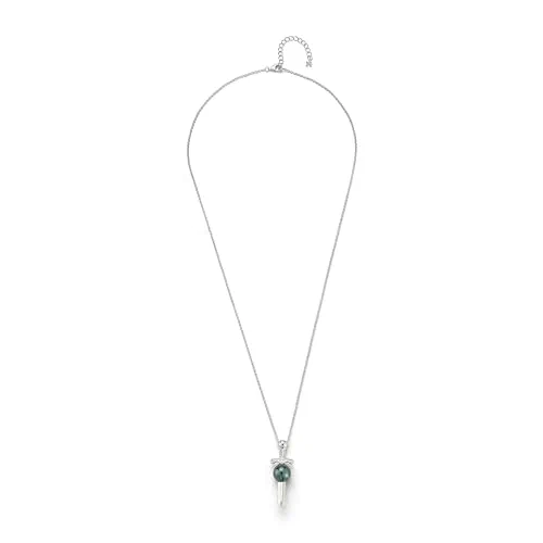 MATEO New York, Sterling Silver Sword in Pearl Necklace — view 3
