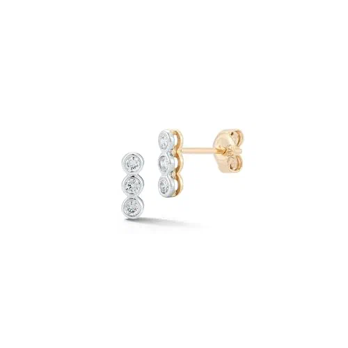 MATEO New York, Trio Diamond Bar Studs