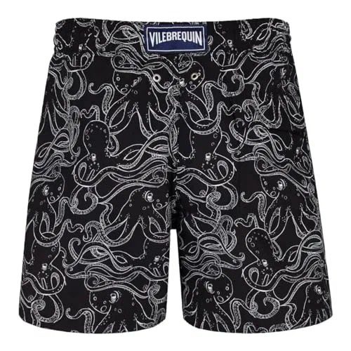 Men Swim Trunks Black Octopus, XXL — view 2