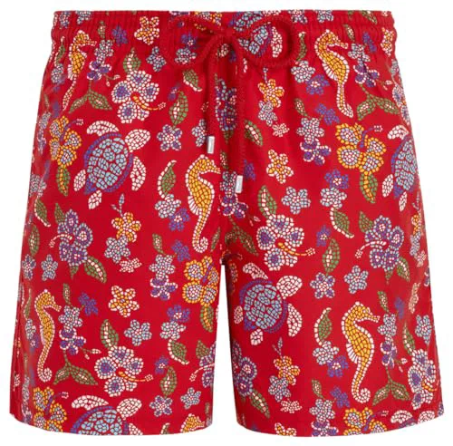 Men Swim Trunks Mosaïque, XXL