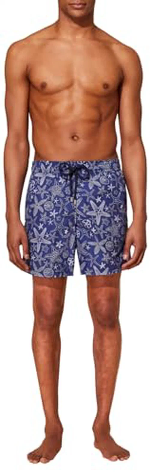 Men Swim Trunks Starlette Bicolores,S,Encre — view 3