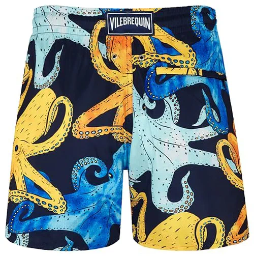 Men Swim Trunks Ultra,light and packable Pouples Aquarelle,XXL,Blue Marine — view 3