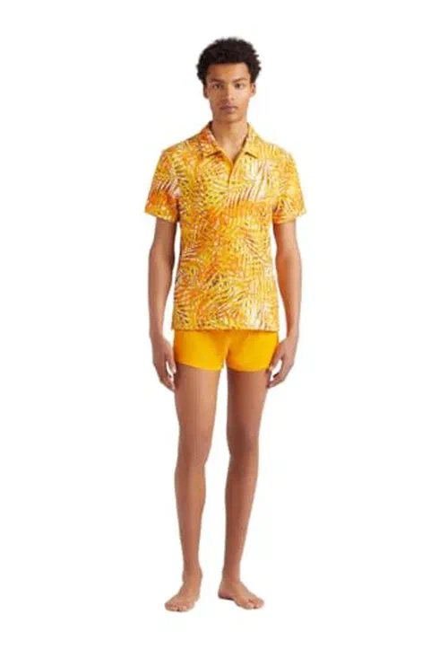 Men Terry Polo Palm Leaves, XL — view 2