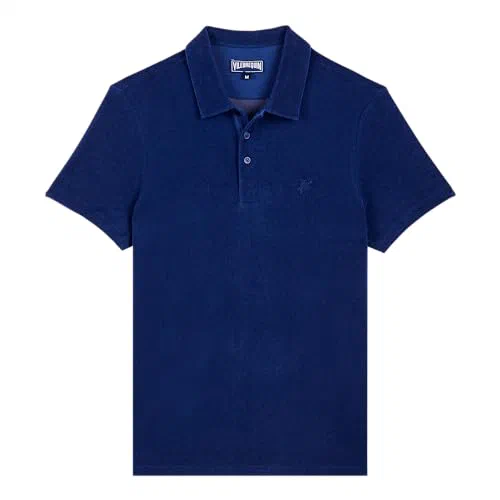 Men Terry Polo Solid,XL