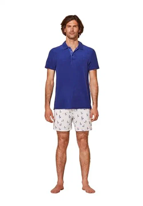 Men Terry Polo Solid,XL — view 3