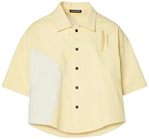 Men's Iyanu Shirt, Creme, L