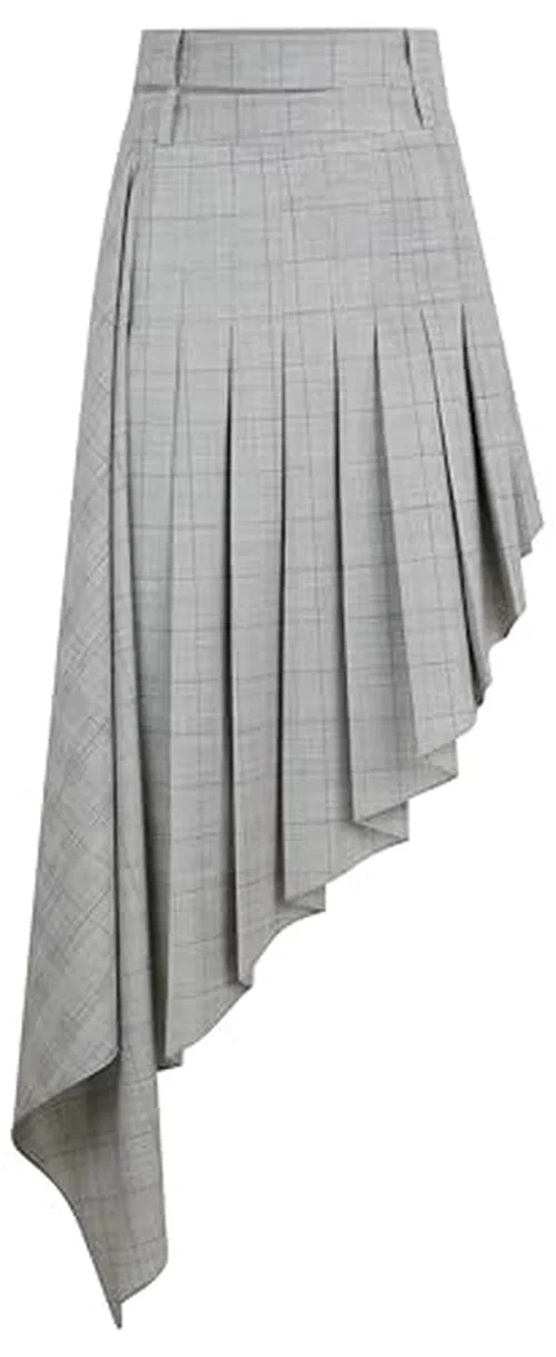 MONSE, Asymmetric Pleated Skirt
