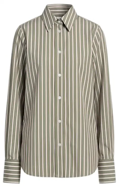 MONSE, Back Cascade Button-up Top