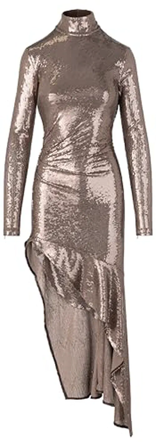 MONSE, Backless Sleeve Cutaway Dress